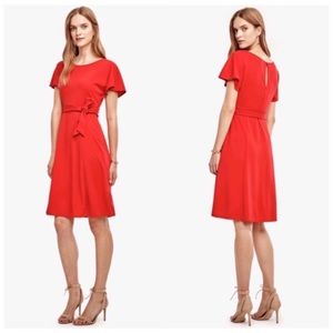 Worn once Ann Taylor red dress size 8